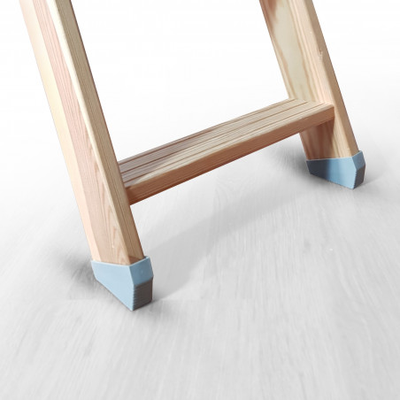 Stopki silikonowe 2x8 cm do schodów strychowych drewnianych zestaw 2 sztuki
