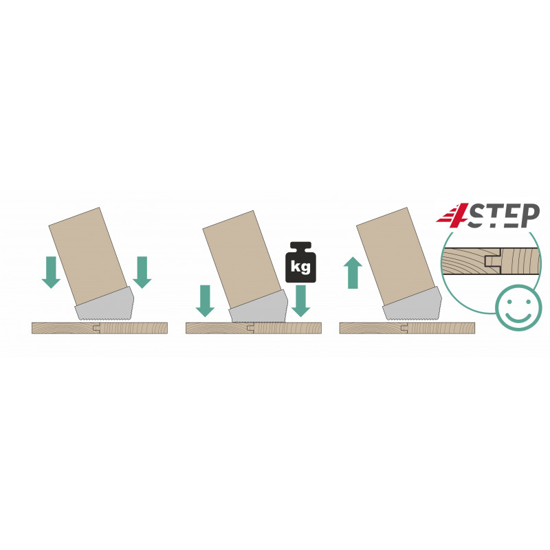 Stopki silikonowe do schodów strychowych drewnianych