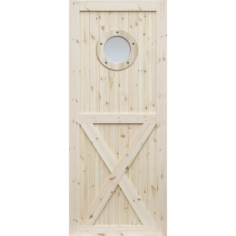 Skrzydło przesuwne - "Loft XO" - Seria Classic - Drzwi wewnętrzne drewniane "RADEX"