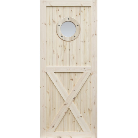 Skrzydło przesuwne - Loft XO - Seria LOFT - Drzwi wewnętrzne drewniane "RADEX"