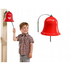 Dzwonek czerwony na place zabaw - Zabawka edukacyjna