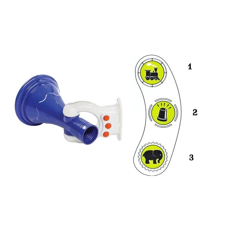 Megafon na place zabaw Niebiesko-Biały Zabawka edukacyjna KBT