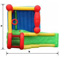 Dmuchany zamek SLIDE trampolina HappyHop dmuchawa