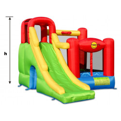 Dmuchany zamek SLIDE trampolina HappyHop dmuchawa