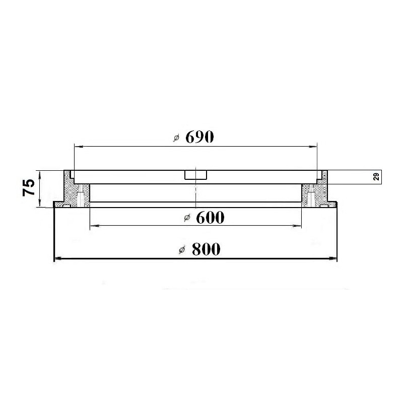 Pokrywa 80 HD szamba z kluczem zielony polimer