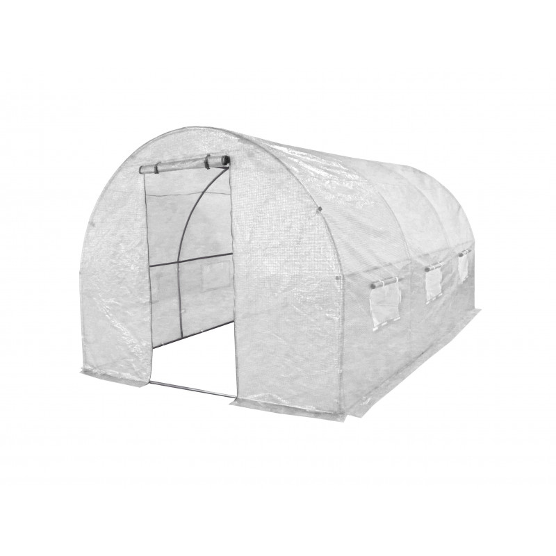 Pokrycie do tunelu szklarniowego 4iQ 2x3,5m Białe