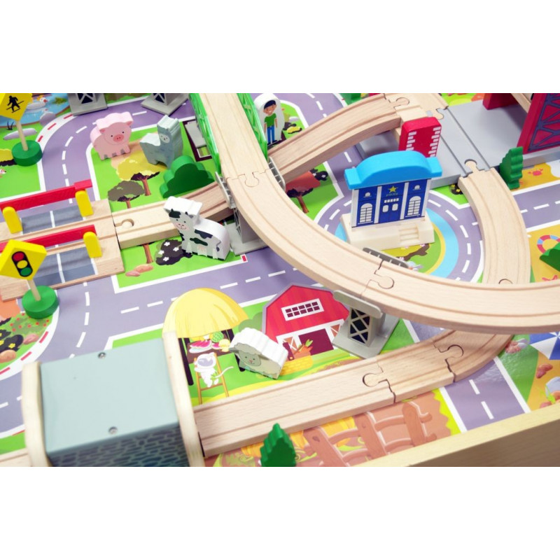 Kolejka Tomek - zestaw drewniany