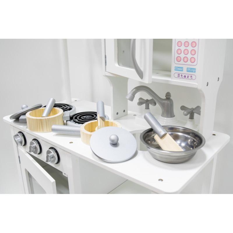 BEATA Drewniana kuchnia dla dzieci w stylu ART DECO