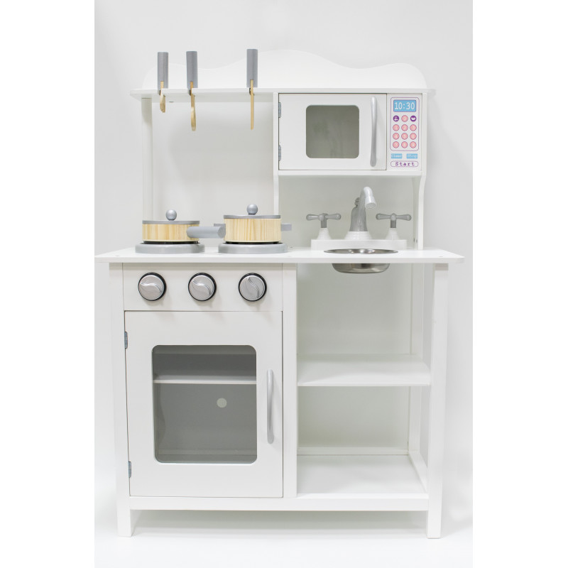 BEATA Drewniana kuchnia dla dzieci w stylu ART DECO