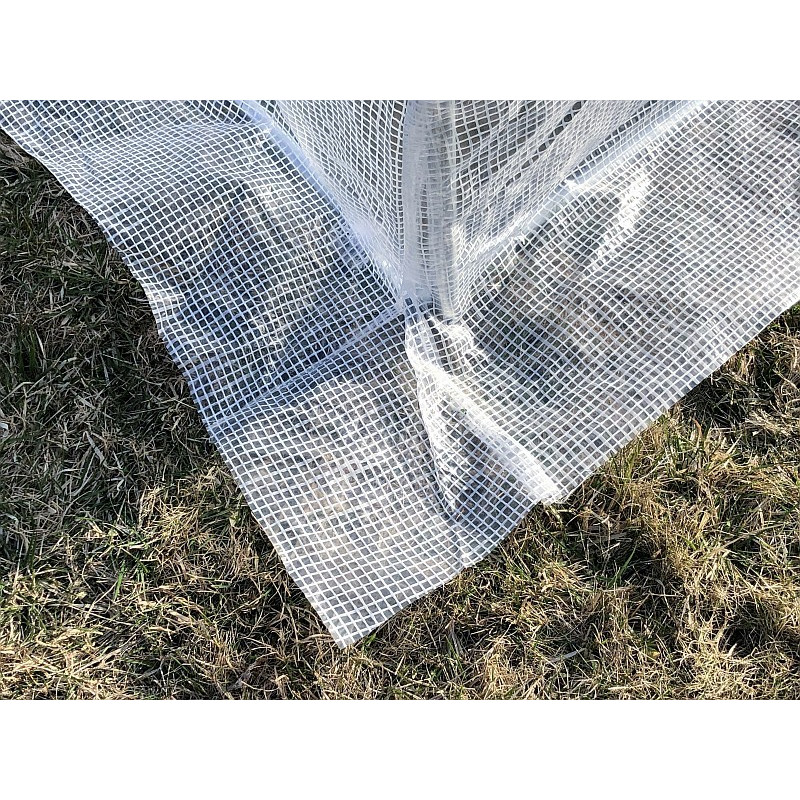 Pokrycie do tunelu szklarniowego 4iQ 2x2m Białe