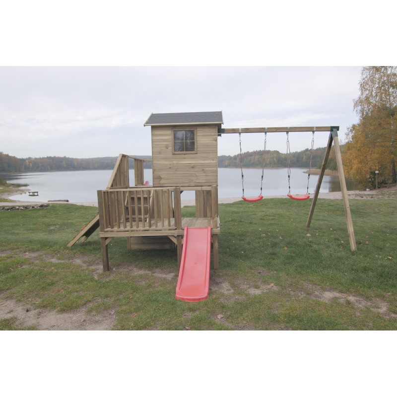 Dostawka Do Domków Drewnianych Podwójna Huśtawka