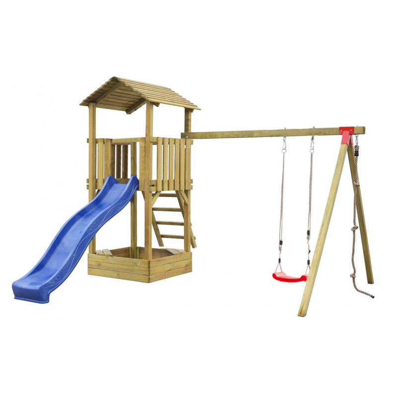 huśtawka plac zabaw lusia