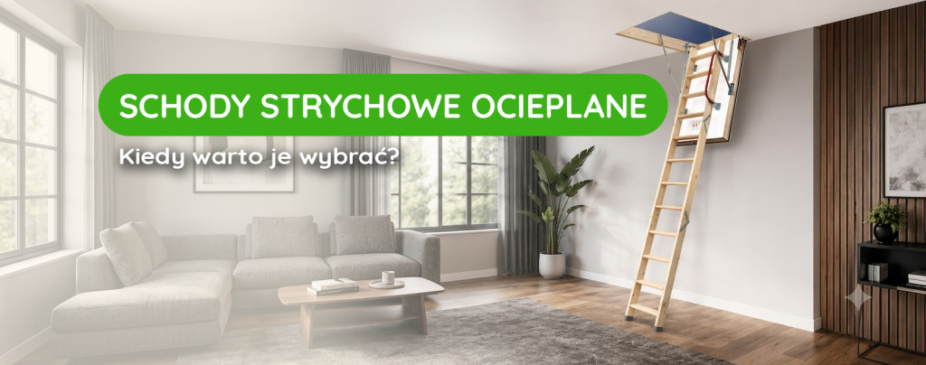Schody strychowe ocieplane: kiedy warto je wybrać, jak ograniczyć straty ciepła?