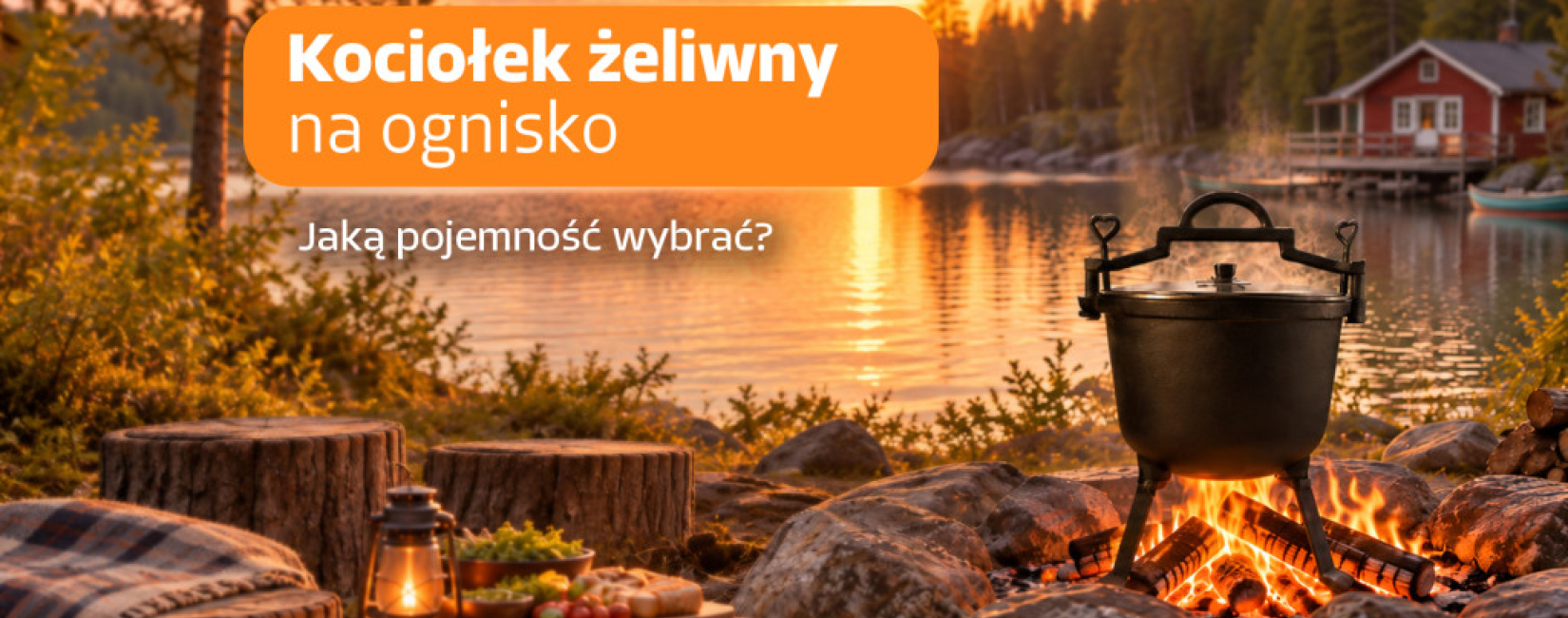 Kociołek żeliwny na ognisko - jak wybrać pojemność?
