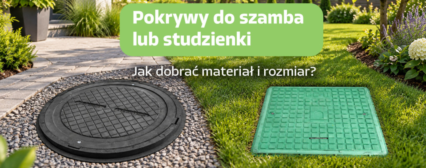 Pokrywa do szamba lub studzienki – jak dobrać rozmiar i materiał?