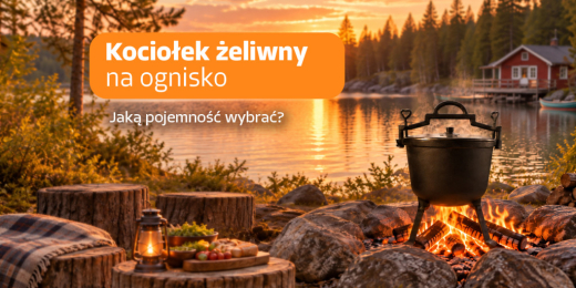 Kociołek żeliwny na ognisko - jak wybrać pojemność?