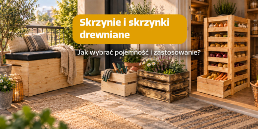 Skrzynia i skrzynka drewniana - jak wybrać pojemność i zastosowanie?