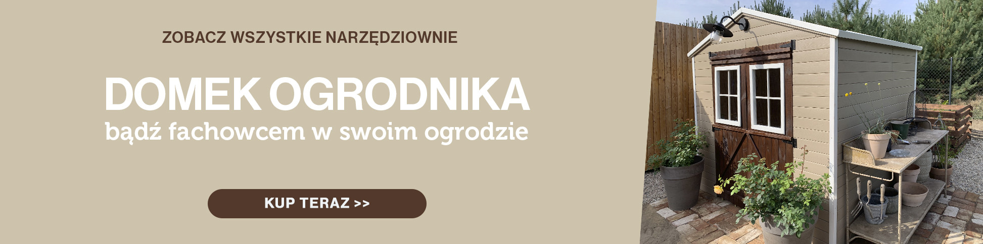 Drewniane narzędziownie, domki na narzędzia - poznaj rozwiązania dla Twojego ogrodu!